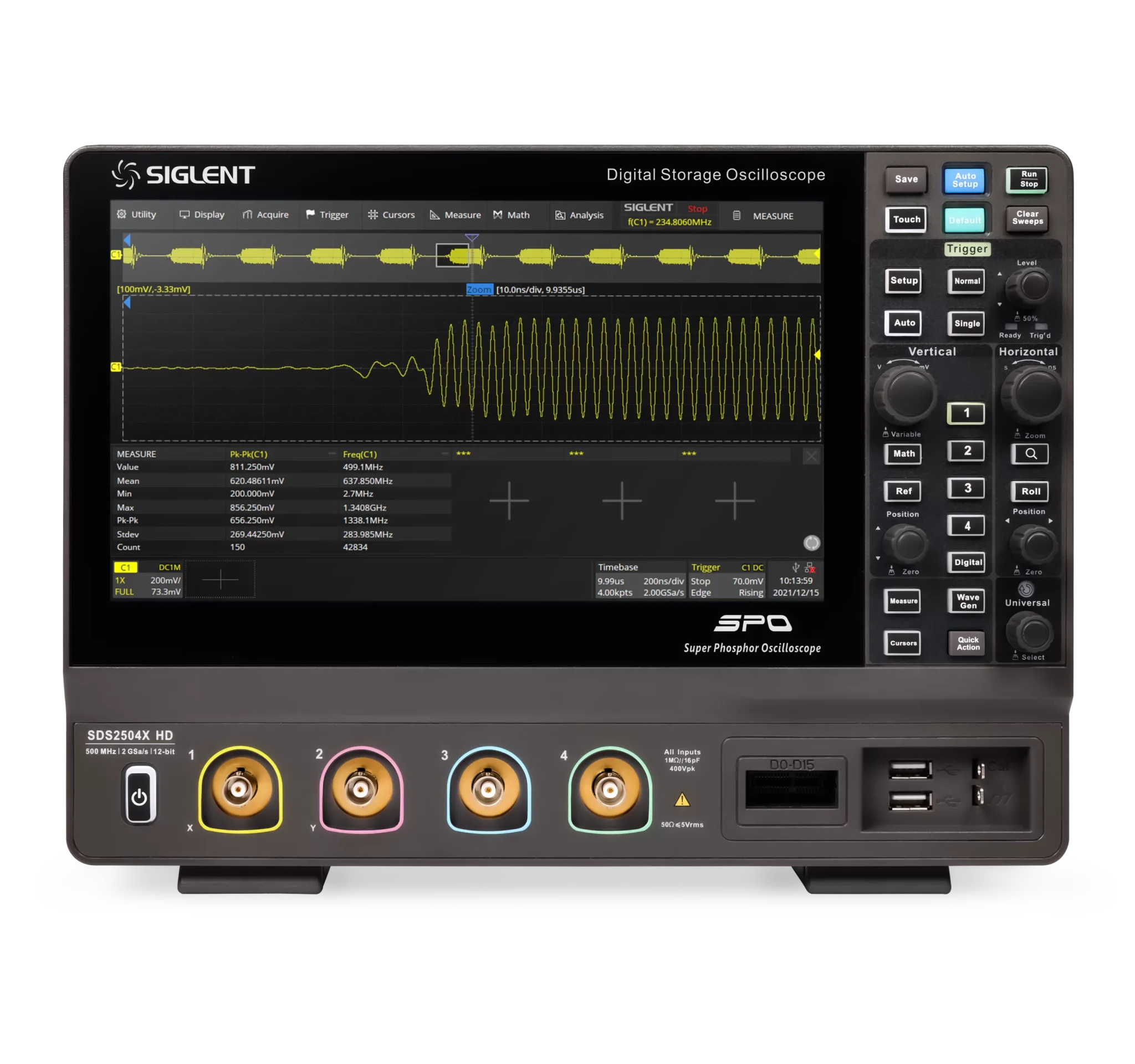 SDS2000X HD Digital Storage Oscilloscope