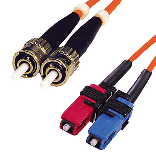 2ZR6AB-3 – 3′ Multimode Duplex Fiber Optic 62.5/125, 1310nm, ST-SC