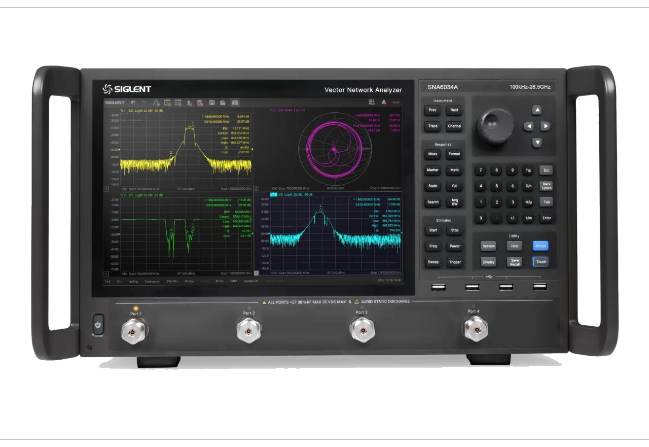 SNA6000A Series Vector Network Analyzer