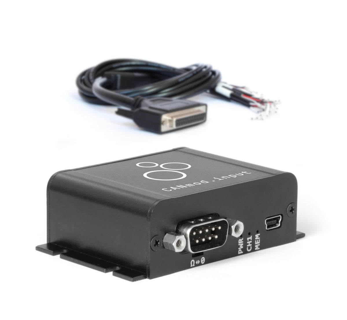 CANmod.input: 8 x Analog / Digital / Pulse to CAN Converter