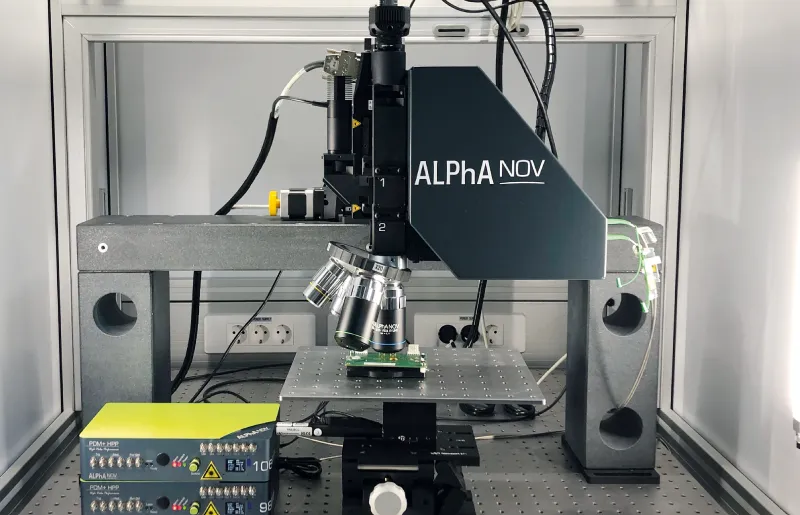 eShard laser fault injection microscope station