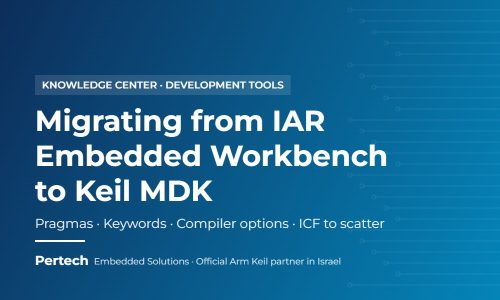 Migrating from IAR Embedded Workbench to Keil MDK guide cover
